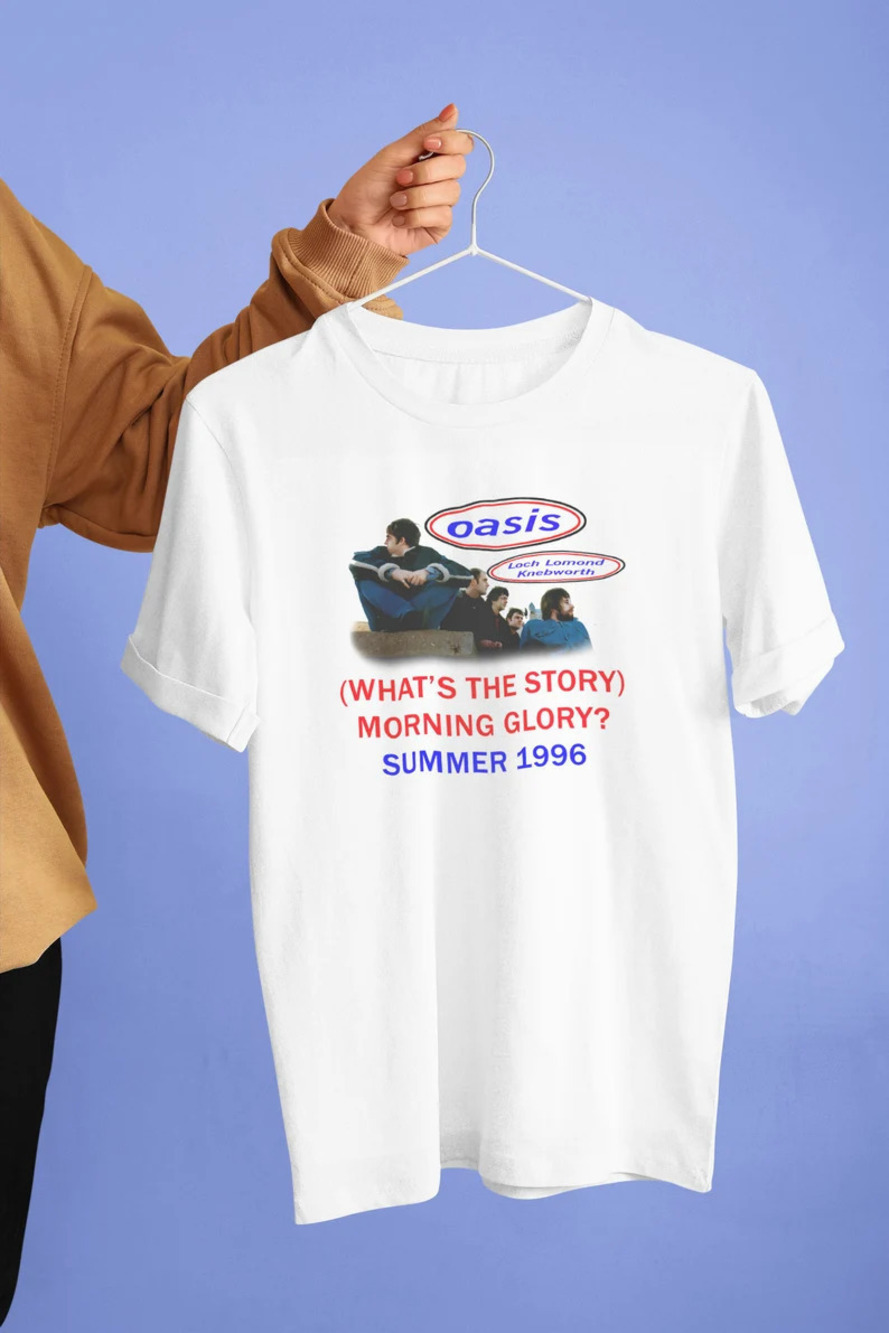 Best Popular Clothing Oasis 1996 Knebworth Tshirt